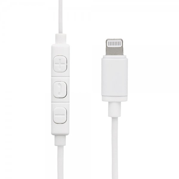 Streetz Høretelefoner L200 Lightning Earbuds Hvid