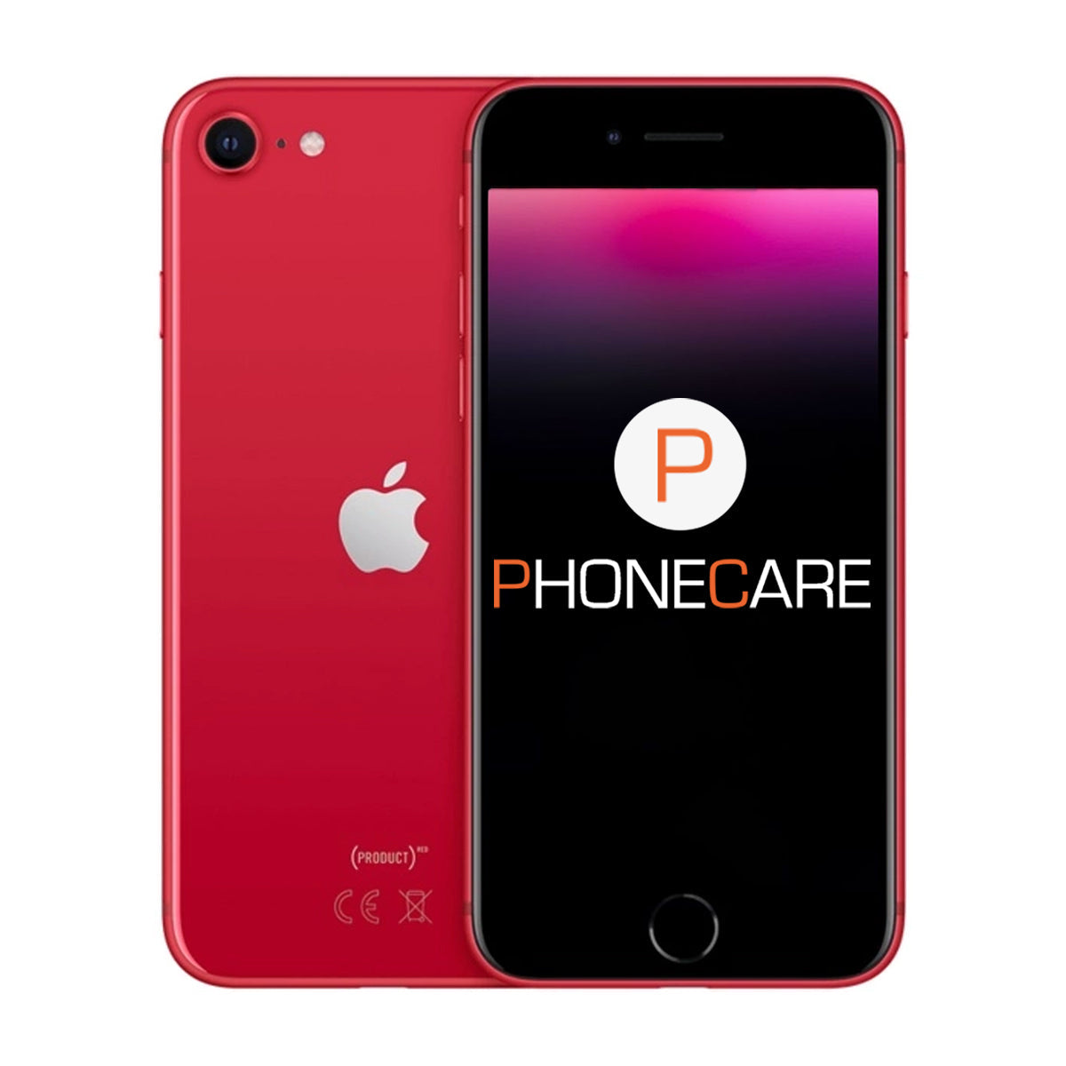 Brugt iPhone SE 2020 64GB Rød – Meget god stand