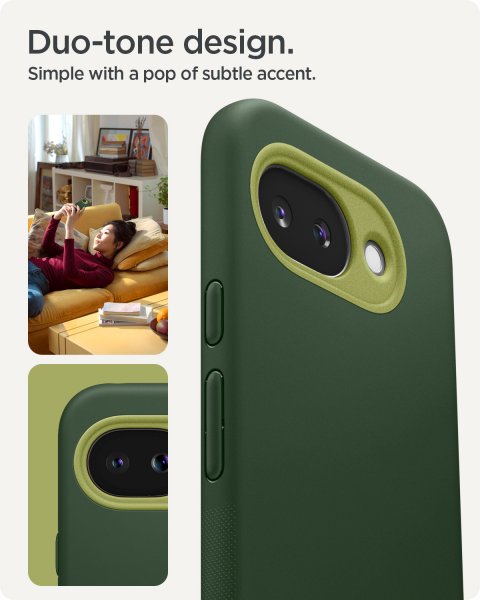 Spigen Google Pixel 10a Cover Nano Pop MagFit Avocado Green