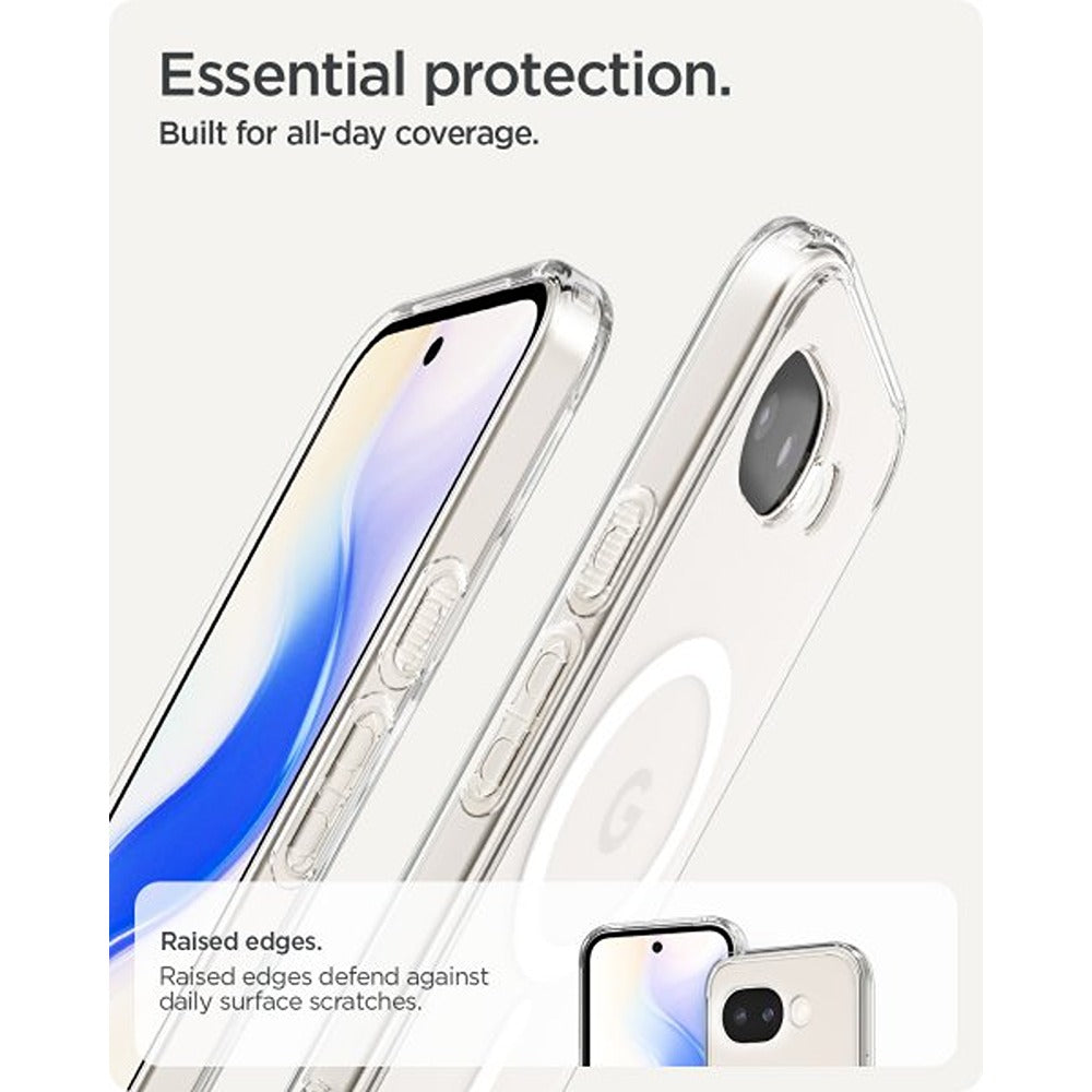 Spigen Google Pixel 10a Cover Ultra Hybrid MagFit Clear White