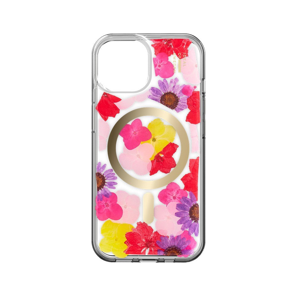 Ideal of Sweden iPhone 13/14/15/16e/17e Cover Clear Case MagSafe Tropical Floral