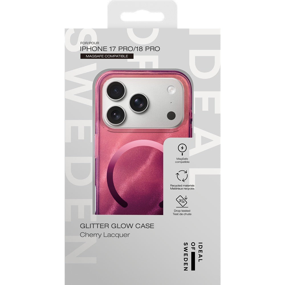 Ideal of Sweden iPhone 17 Pro/iPhone 18 Pro Cover Klar etui MagSafe Cherry Lacquer