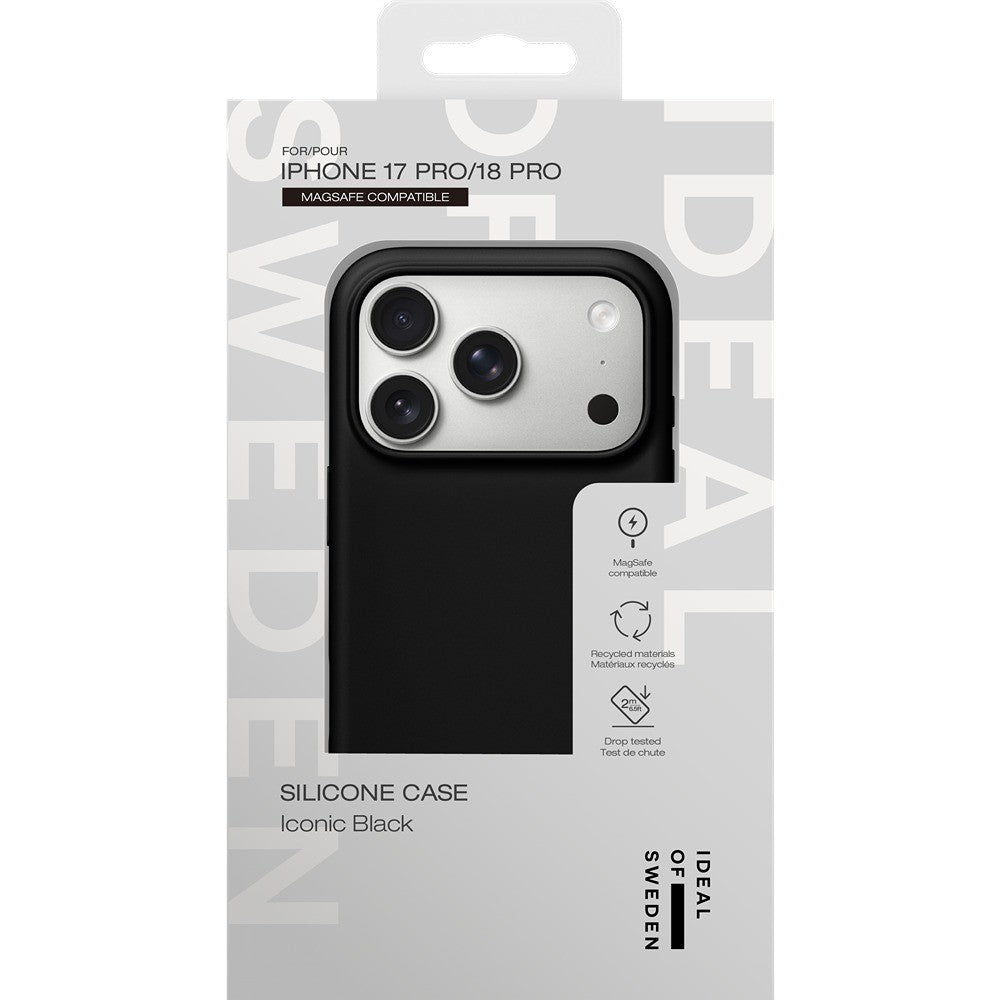 Ideal of Sweden iPhone 17 Pro/iPhone 18 Pro Cover Silikoneetui MagSafe Iconic Black