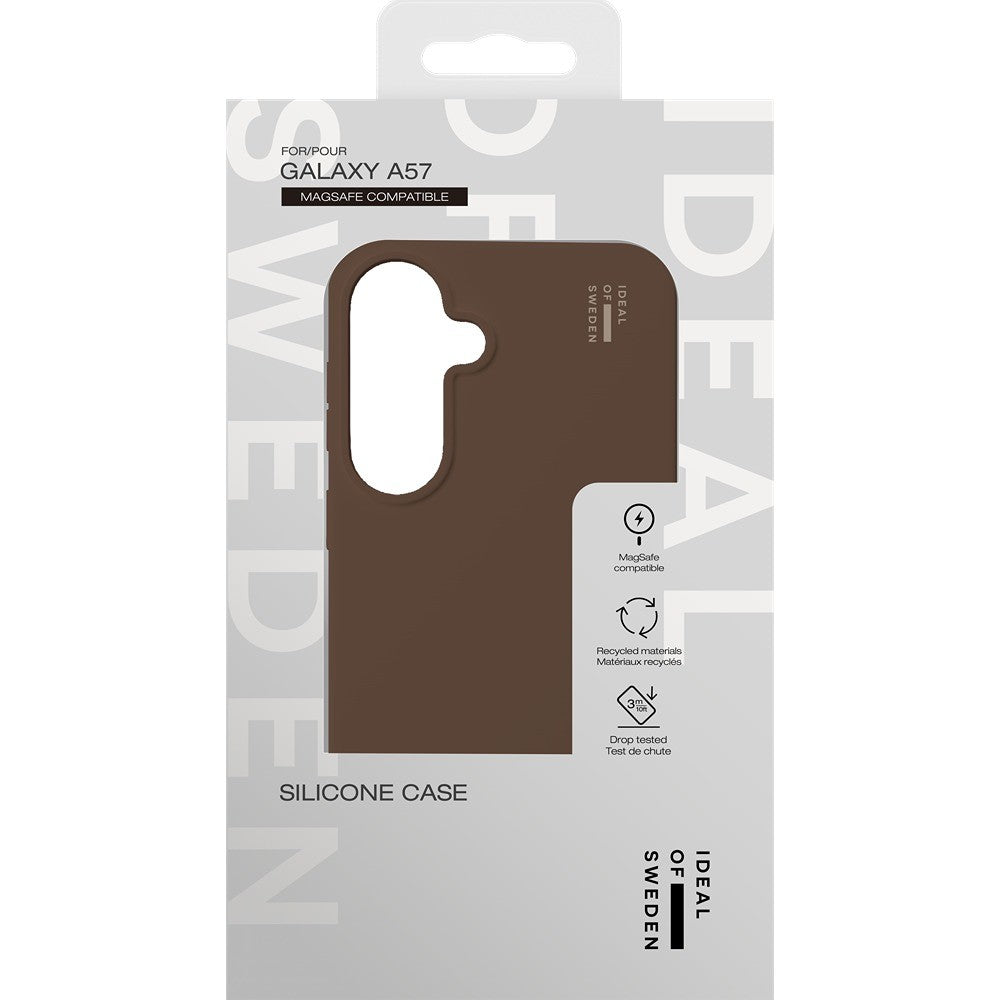 Ideal of Sweden Samsung Galaxy A57 Cover Silikoneetui MagSafe Mokkamousse