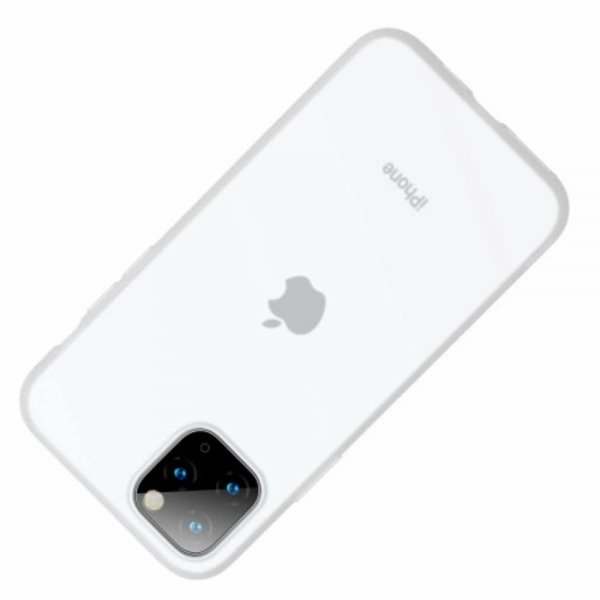 Baseus iPhone 11 Pro Cover Jelly Liquid Silikone Gel Hvid