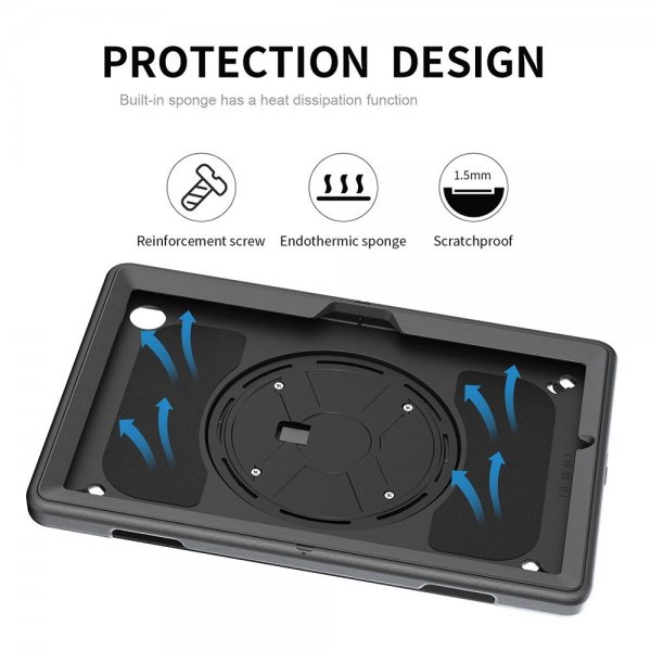 4smarts iPad 10.2 (gen 7/8/9) Cover Rugged Etui Grip Sort