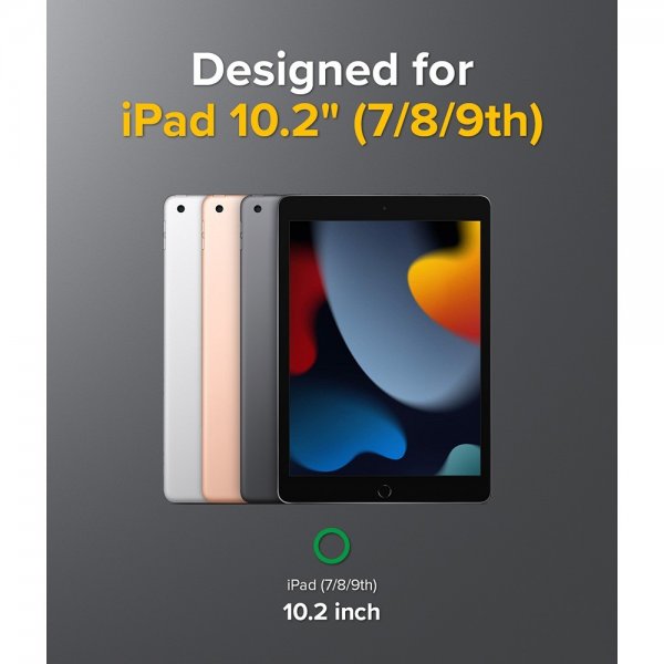 Ringke iPad 10.2 (gen. 7/8/9) Cover Fusion+ Strap Combo Lime Glow