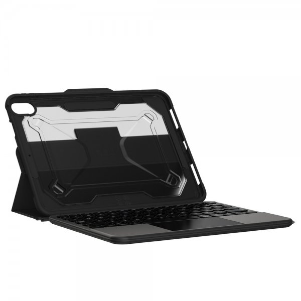 Urban Armor Gear (UAG) iPad 10.9 (10. generation)/iPad 11 (A16) Etui Robust Bluetooth-tastatur med touchpad Nordisk Sort