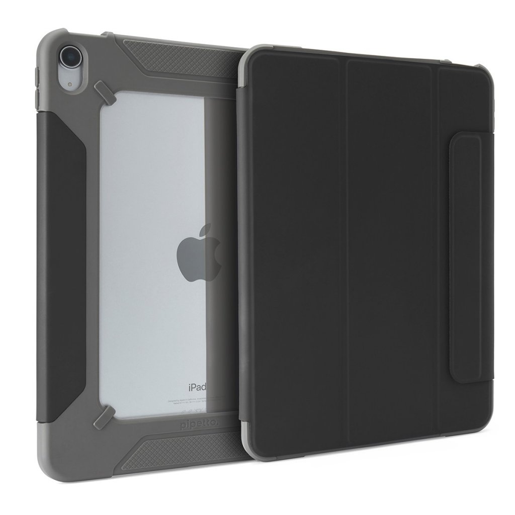 Pipetto iPad 10.9 (gen 10)/iPad 11 (A16) Etui 360 Rugged Folio Sort