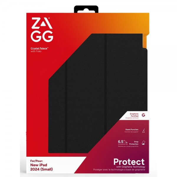 ZAGG iPad Air 11 (M2/M3/M4) Cover Crystal Palace Folio Sort Transparent