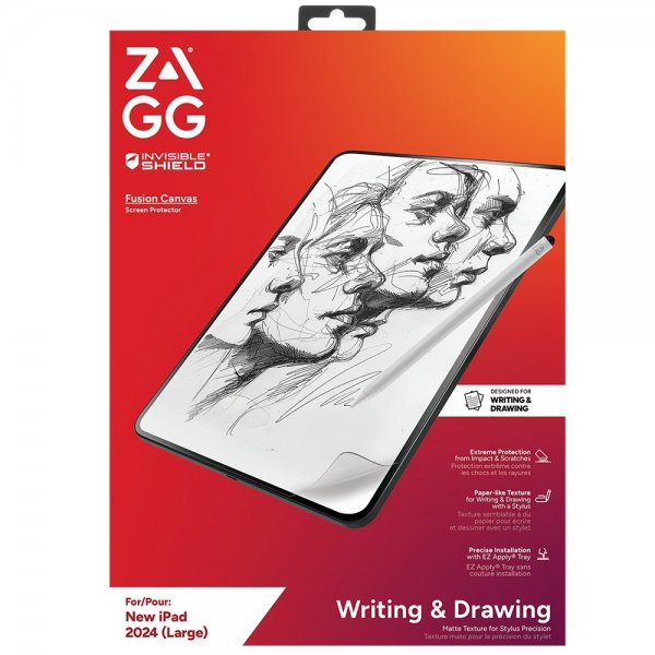ZAGG InvisibleShield iPad Air 13 (M2/M3/M4) Skærmbeskyttelse Fusion Canvas