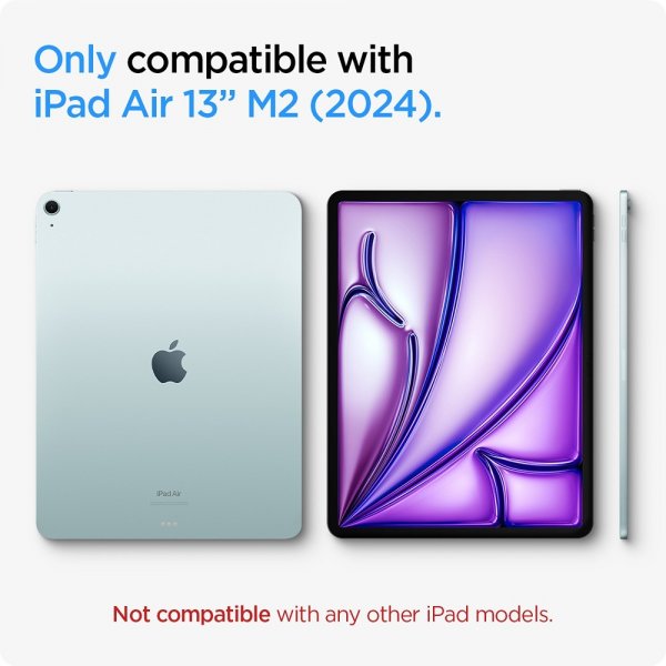Spigen iPad Air 13 (M2/M3/M4) Skærmbeskyttelse GLAS.tR EZ Fit