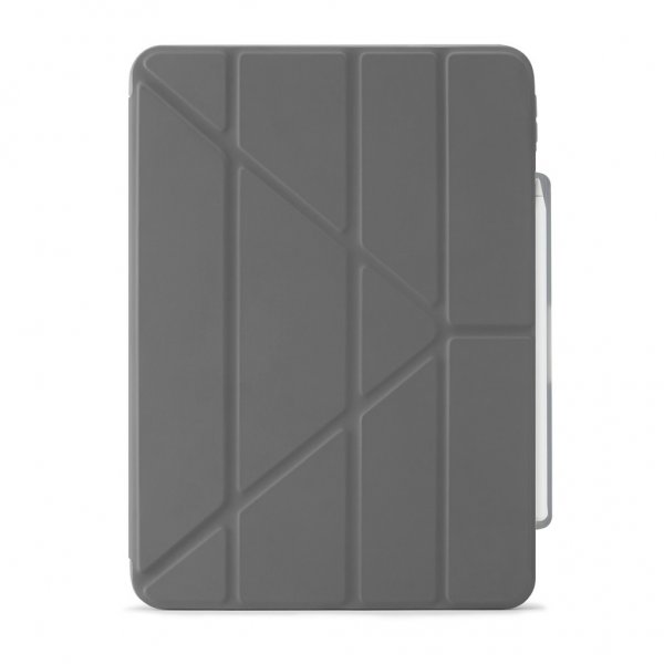 Pipetto iPad Air 13 (M2/M3/M4) Cover Origami No3 Pencil Case Grå