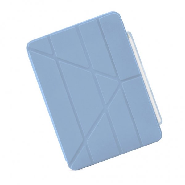 Pipetto iPad Air 13 (M2/M3/M4) Cover Origami No3 Pencil Case Lyseblå