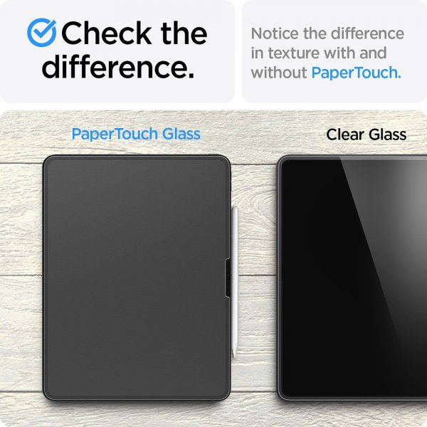 Spigen iPad Pro 11 (M4/M5) Skærmbeskyttelse Paper Touch EZ Fit