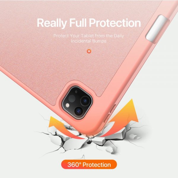 Dux Ducis iPad Pro 11 (M4/M5) Cover DOMO Series Pink