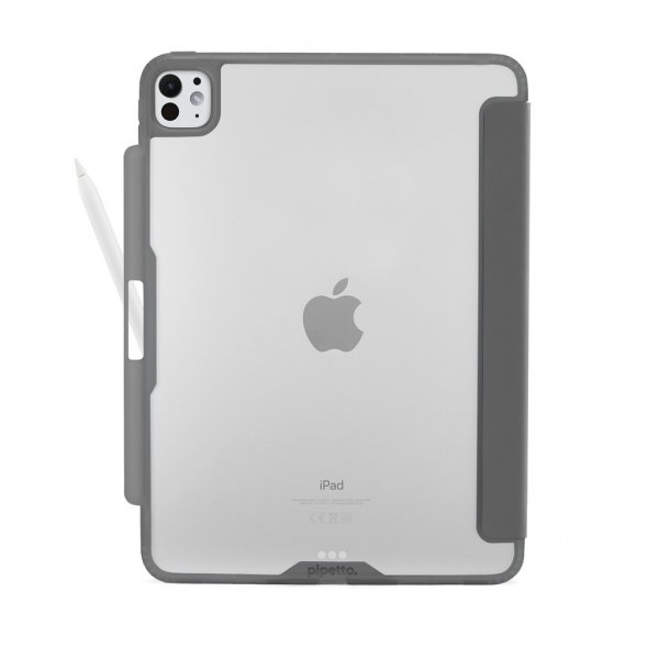 Pipetto iPad Pro 13 (M4/M5) Cover Origami No3 Pencil Case Grå
