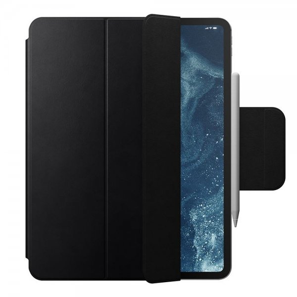 Nomad iPad Pro 13 (M4/M5) Futteral Læder Folio Sort