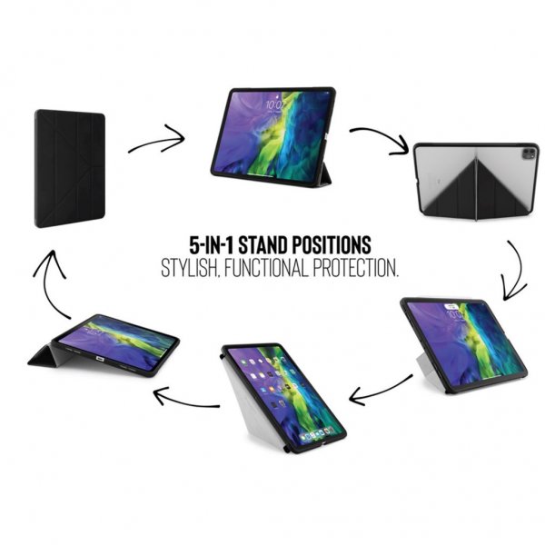 Pipetto iPad Air 10.9 (gen 4/5) Etui Origami Sort