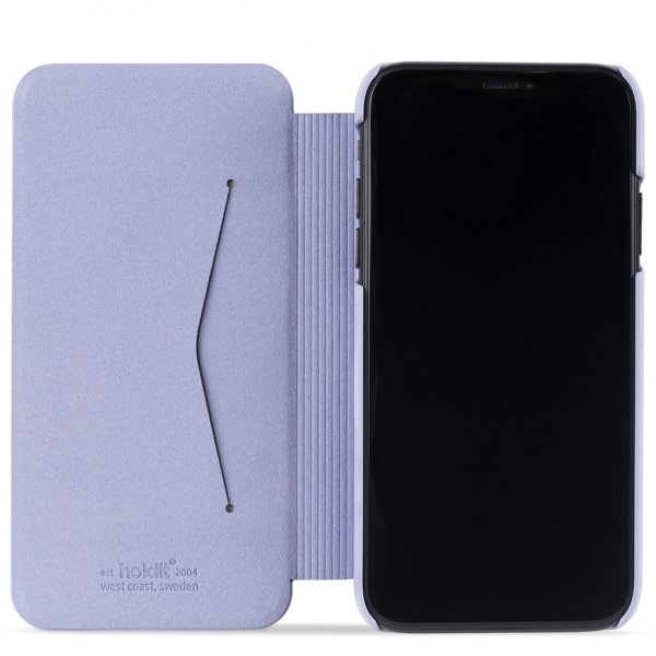 holdit iPhone 11 Cover SlimFlip Wallet Lavender