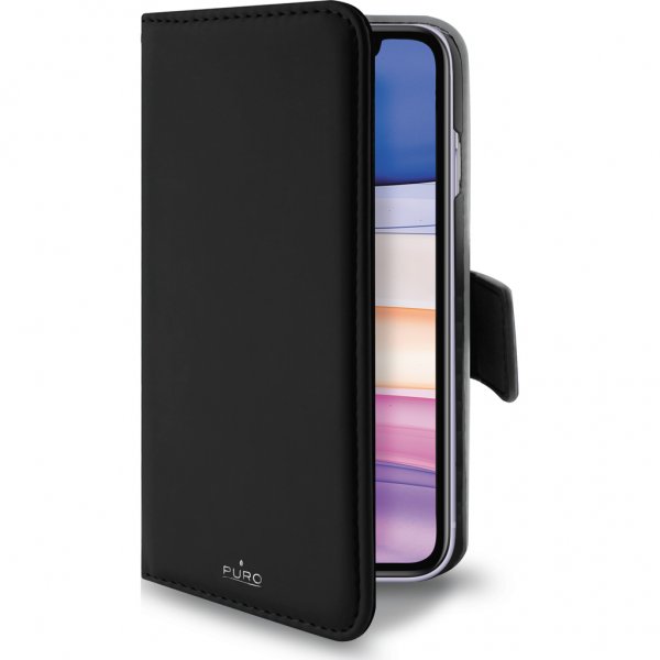 Puro iPhone 11 Etui Wallet Detachable 2 i 1 Sort