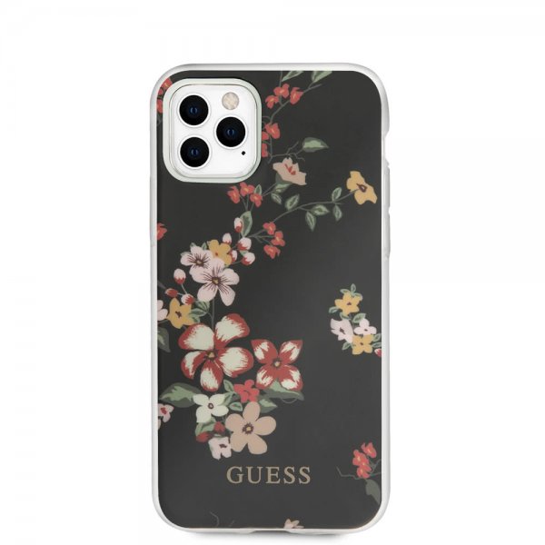 Guess iPhone 11 Pro Max Skal Flower Edition N.4 Sort