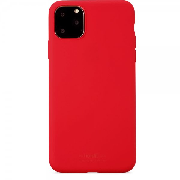 holdit iPhone 11 Pro Max Cover Silikone Ruby Red