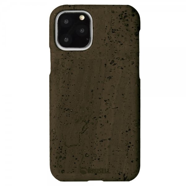 Krusell iPhone 11 Pro Cover Birka Mørkebrun