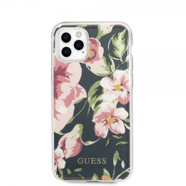 Guess iPhone 11 Pro Cover Flower Edition N.3 Navy