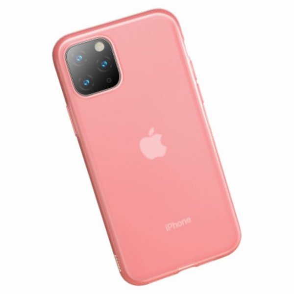 Baseus iPhone 11 Pro Cover Jelly Liquid Silikone Gel Rød