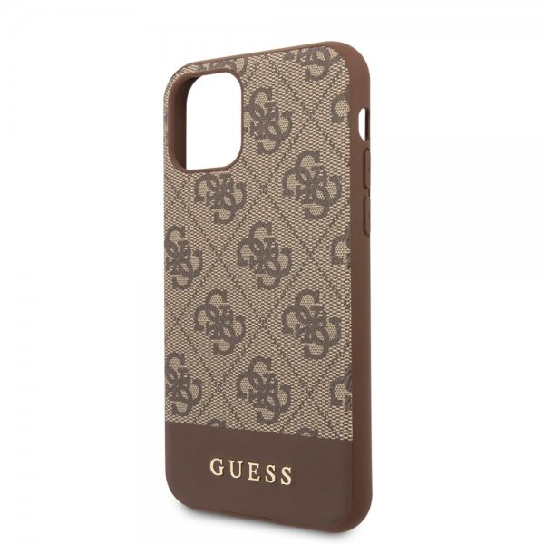 Guess iPhone 11 Pro Cover Stripe Brun