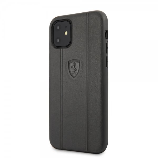 Ferrari iPhone 11 Cover Off Track Sort