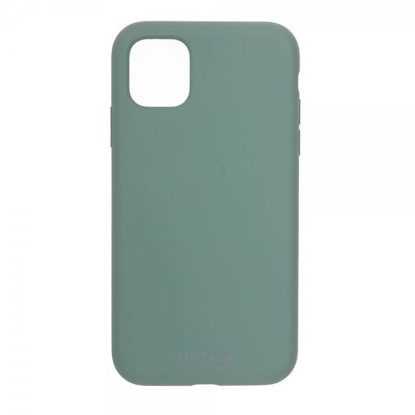 Onsala iPhone 11 Cover Silikone Pine Green