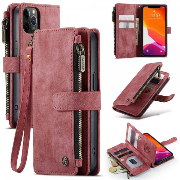 CaseMe iPhone 12/iPhone 12 Pro Etui C30 Series Rød