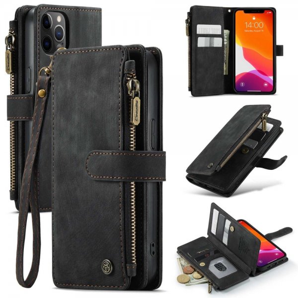 CaseMe iPhone 12/iPhone 12 Pro Etui C30 Series Sort