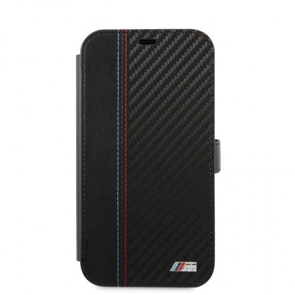 BMW iPhone 12/iPhone 12 Pro Etui Dynamisk Carbon Sort