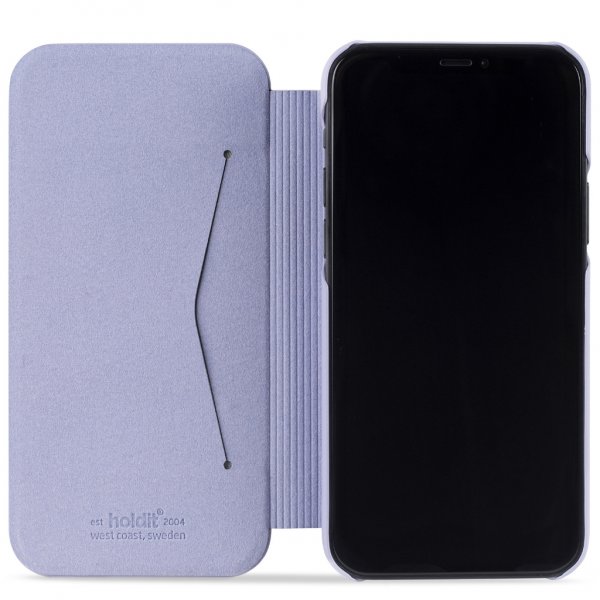 holdit iPhone 12 Mini Cover SlimFlip Wallet Lavender