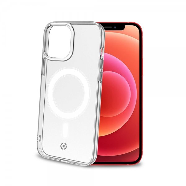 Celly iPhone 12/iPhone 12 Pro Cover GELSKINMAG MagSafe Transparent