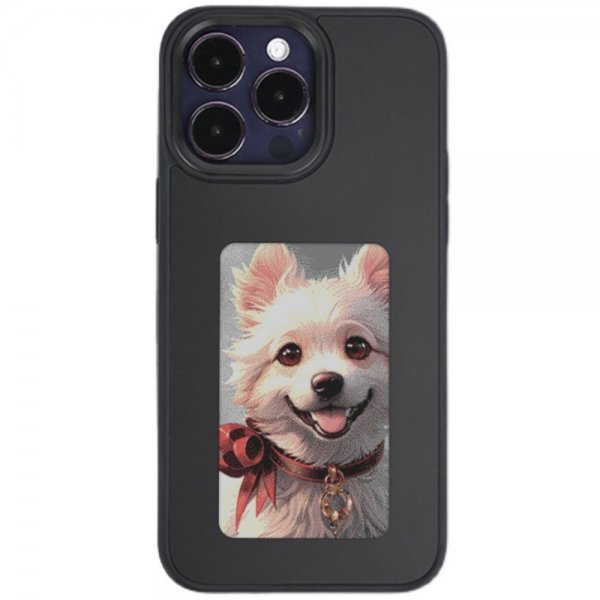 iPhone 12/iPhone 12 Pro Etui med indbygget Display E Ink Case Sort