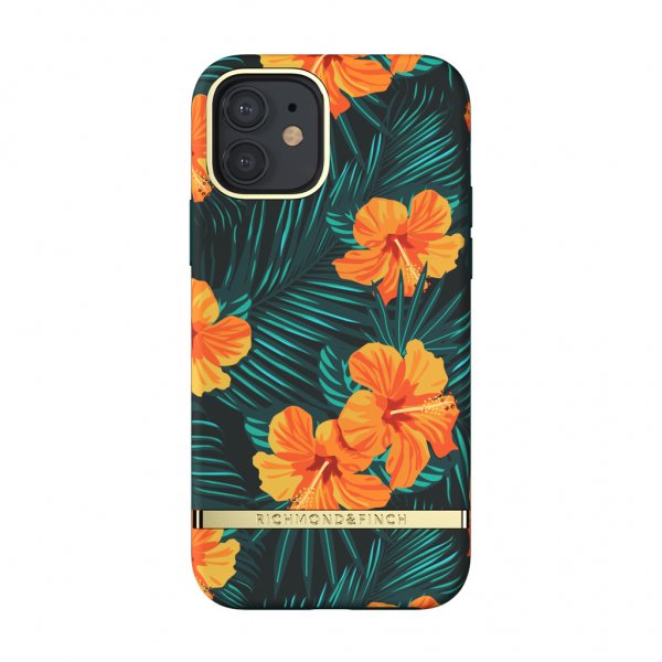 Richmond & Finch iPhone 12/iPhone 12 Pro Cover Orange Hibiscus