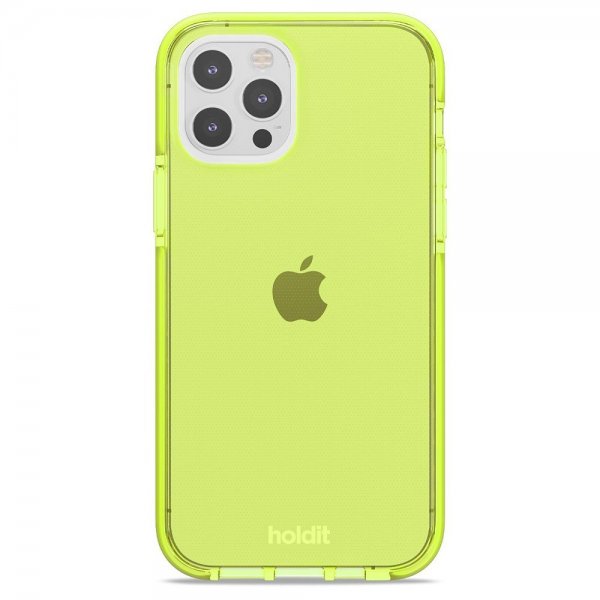 holdit iPhone 12/iPhone 12 Pro Cover Seethru Acid Green