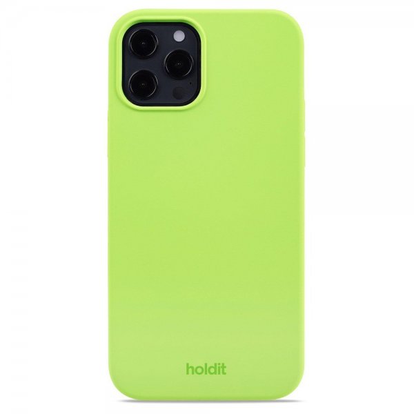 holdit iPhone 12/iPhone 12 Pro Cover Silikone Acid Green