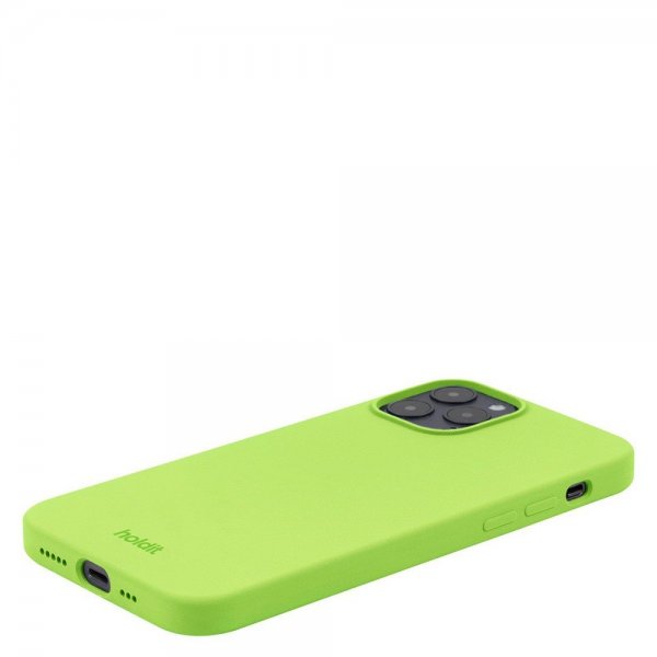 holdit iPhone 12/iPhone 12 Pro Cover Silikone Acid Green