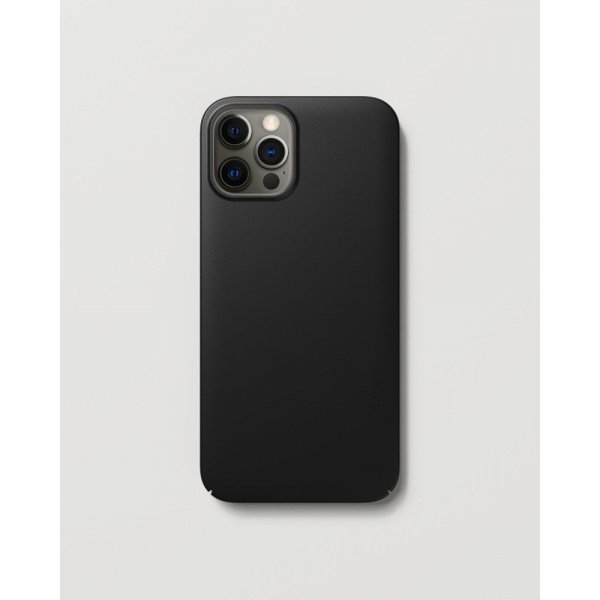 Nudient iPhone 12/iPhone 12 Pro Cover Thin Case MagSafe Ink Black