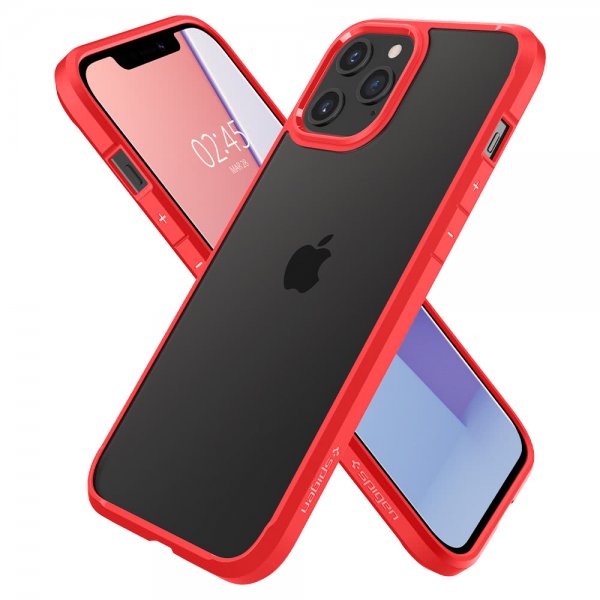 Spigen iPhone 12/iPhone 12 Pro Cover Ultra Hybrid Rød
