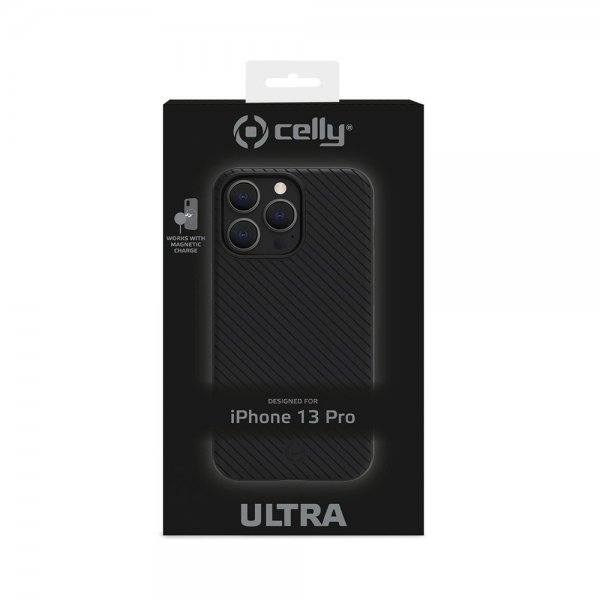Celly iPhone 12/iPhone 12 Pro Cover ULTRAMAG Sort