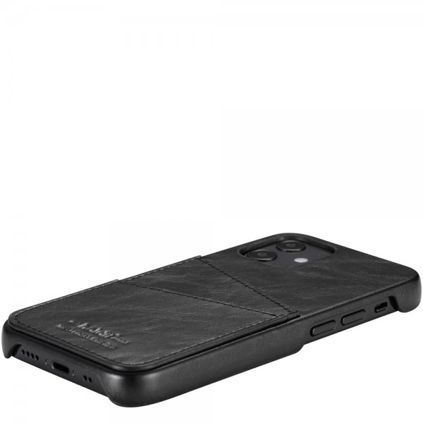 holdit iPhone 12/iPhone 12 Pro Cover med Kortlomme Sort