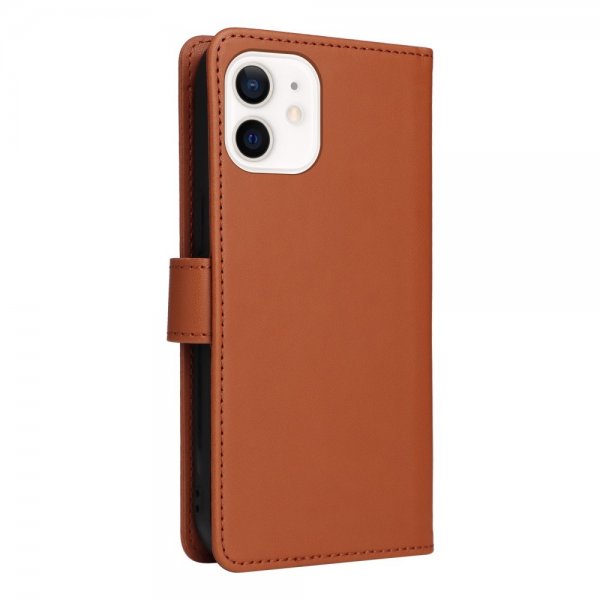 Betopnice iPhone 12 Mini Cover med Aftageligt Cover 005 Brun