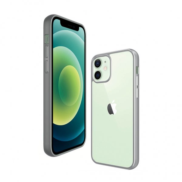 PanzerGlass iPhone 12 Mini Cover ClearCase Colour Satin Silver