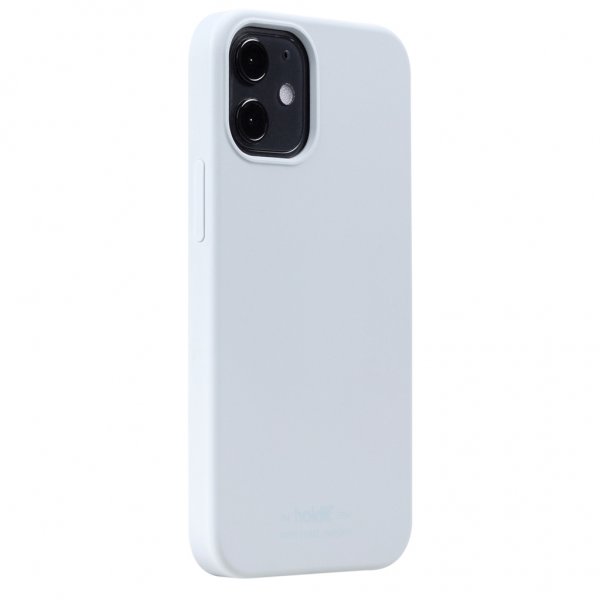 holdit iPhone 12 Mini Cover Silikone Mineral Blue
